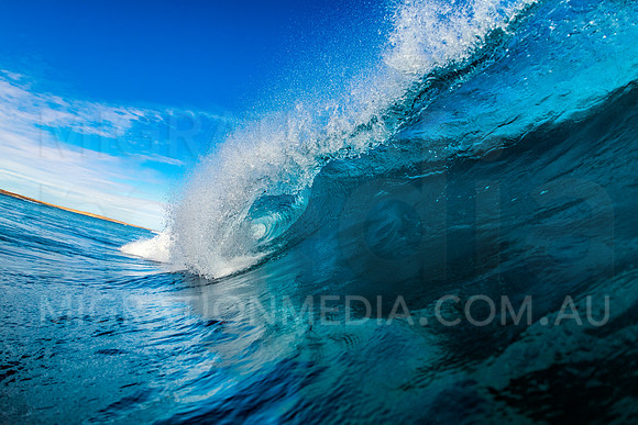 Ocean Blue Wave