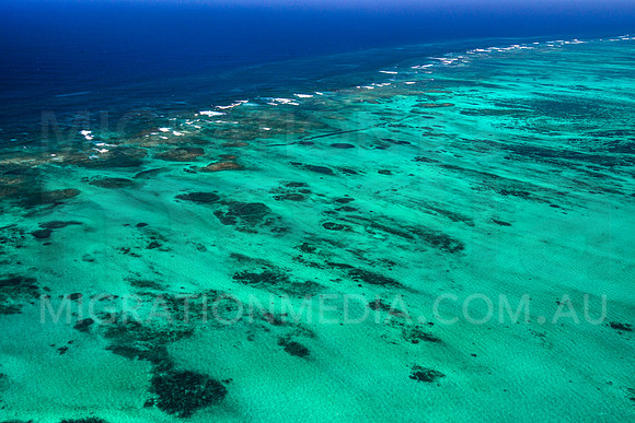Aerial Ningaloo Reef