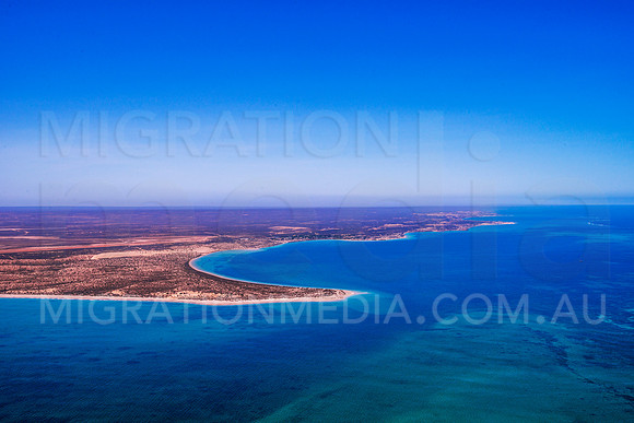 Aerial Maud Point Ningaloo Marine Park