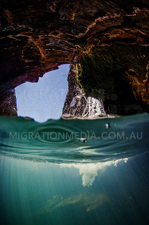 Underwater Waterfall