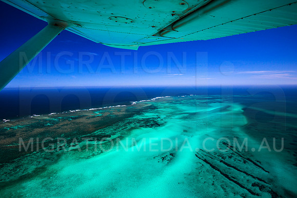Ningaloo Reef from Plane