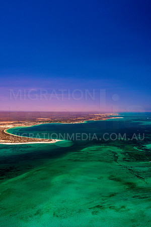 Aerial Maud Point Ningaloo Coast