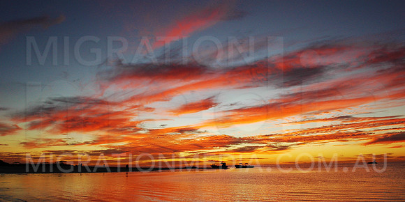 Coral Bay Sunset
